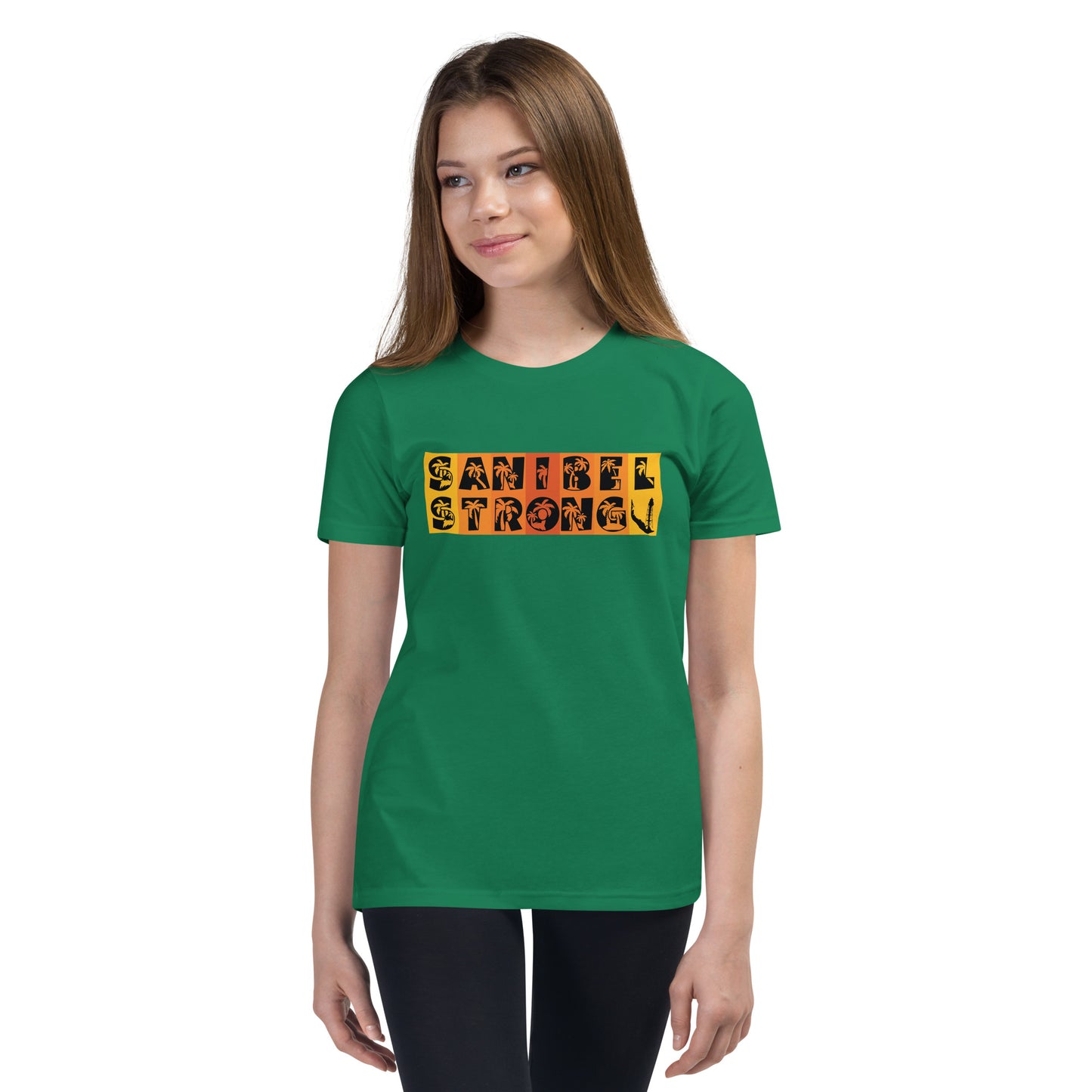 Sanibel Strong Youth Shirt - Orange Design