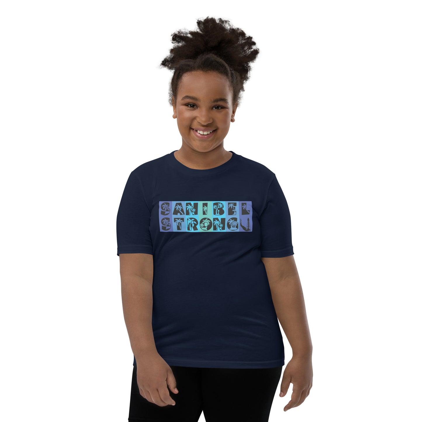 Sanibel Strong Youth Shirt - Blue Design