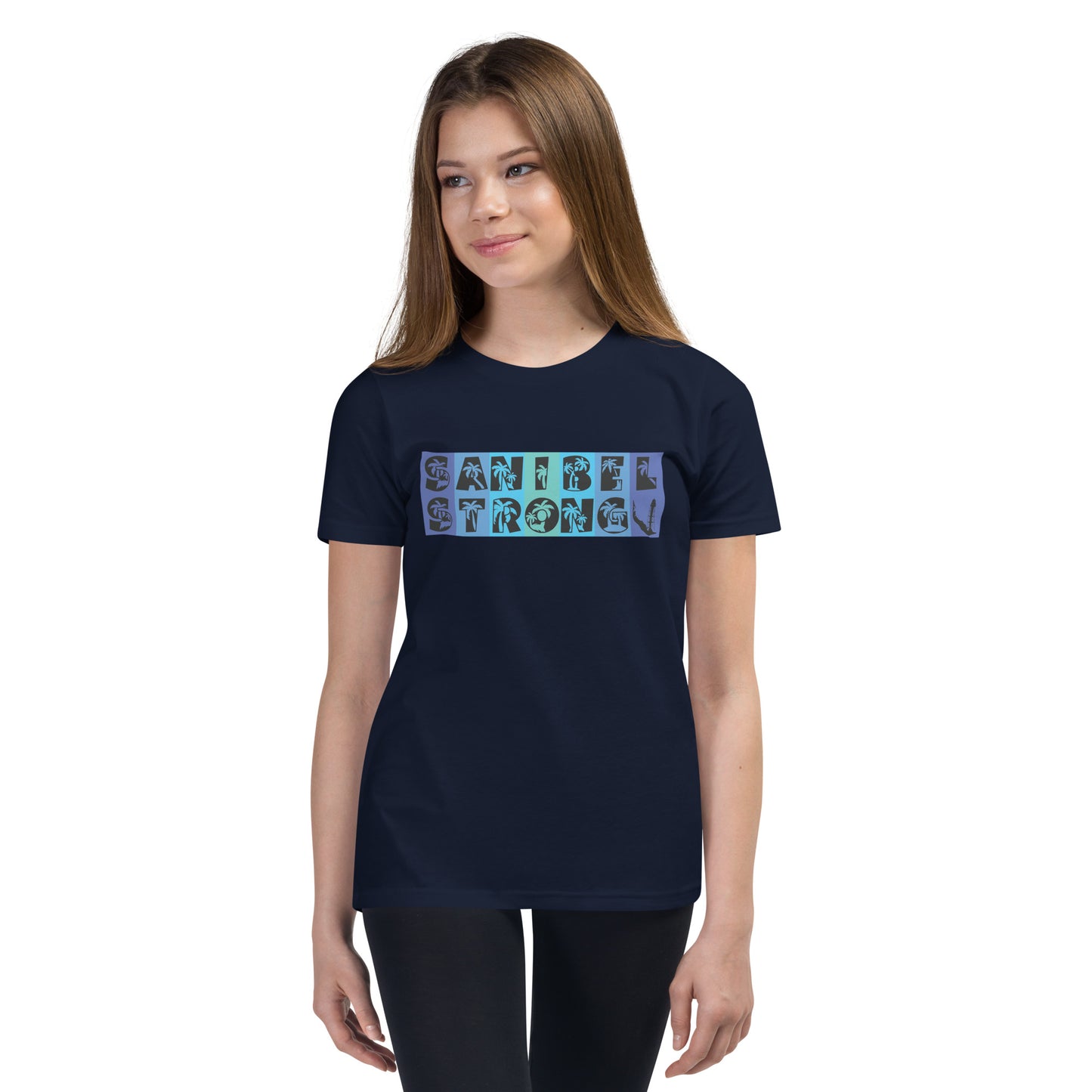 Sanibel Strong Youth Shirt - Blue Design