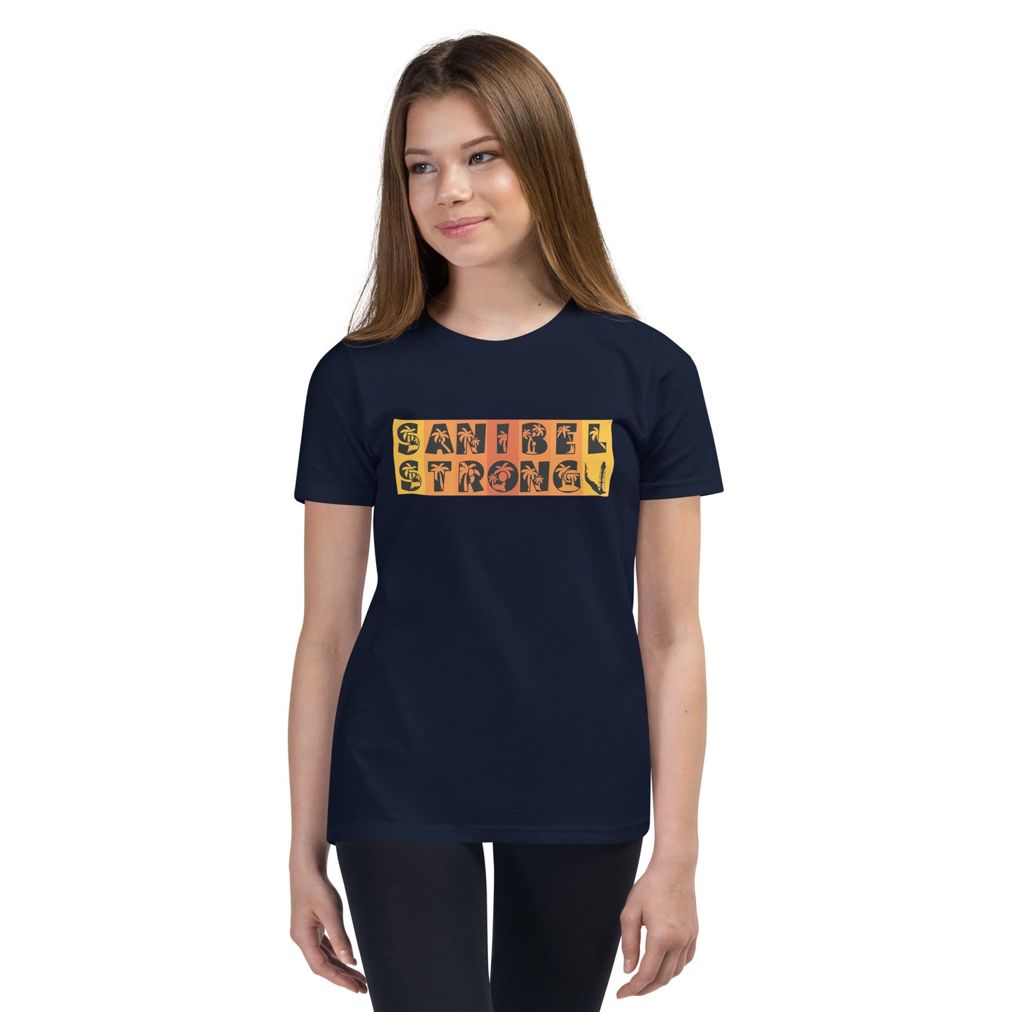 Sanibel Strong Youth Shirt - Orange Design