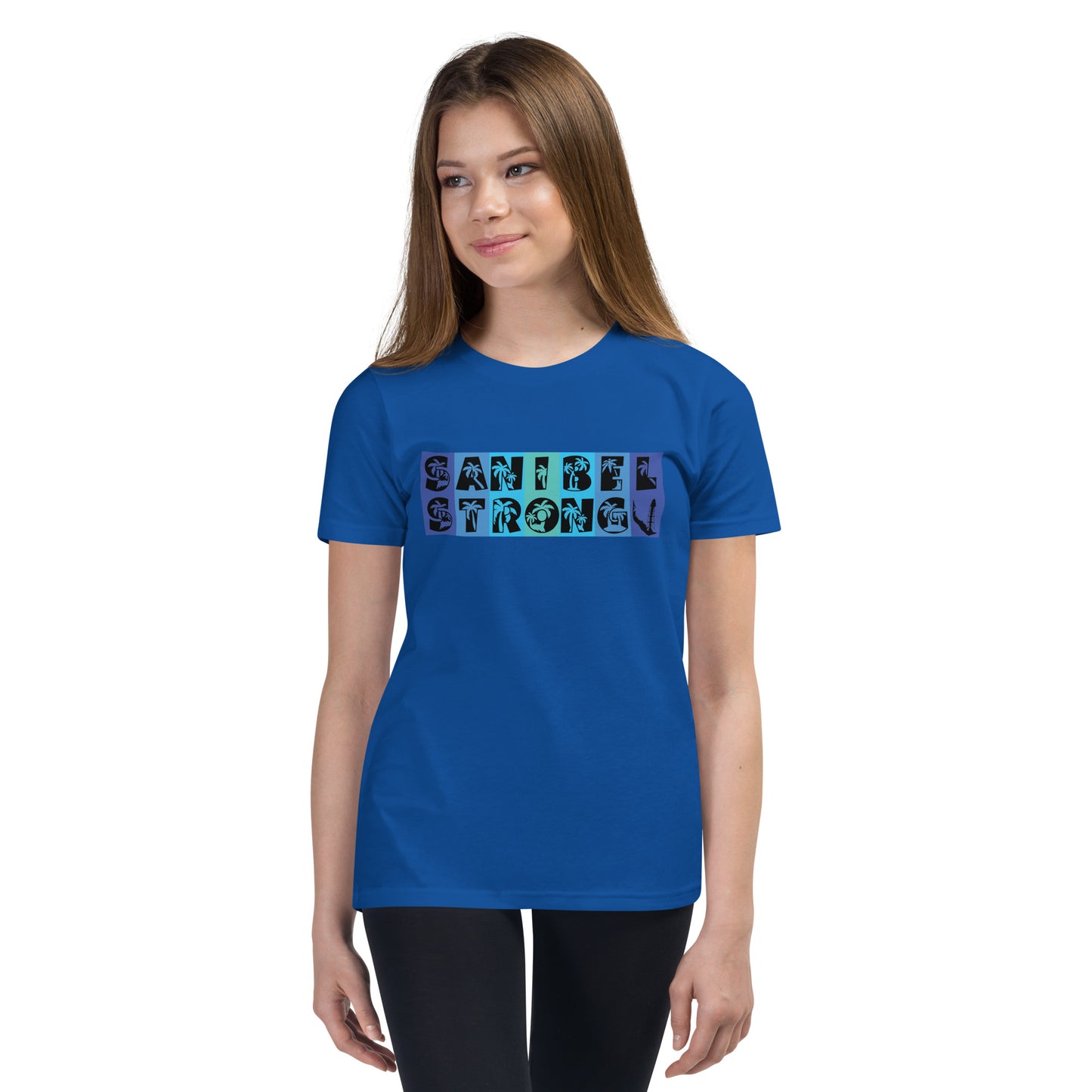 Sanibel Strong Youth Shirt - Blue Design