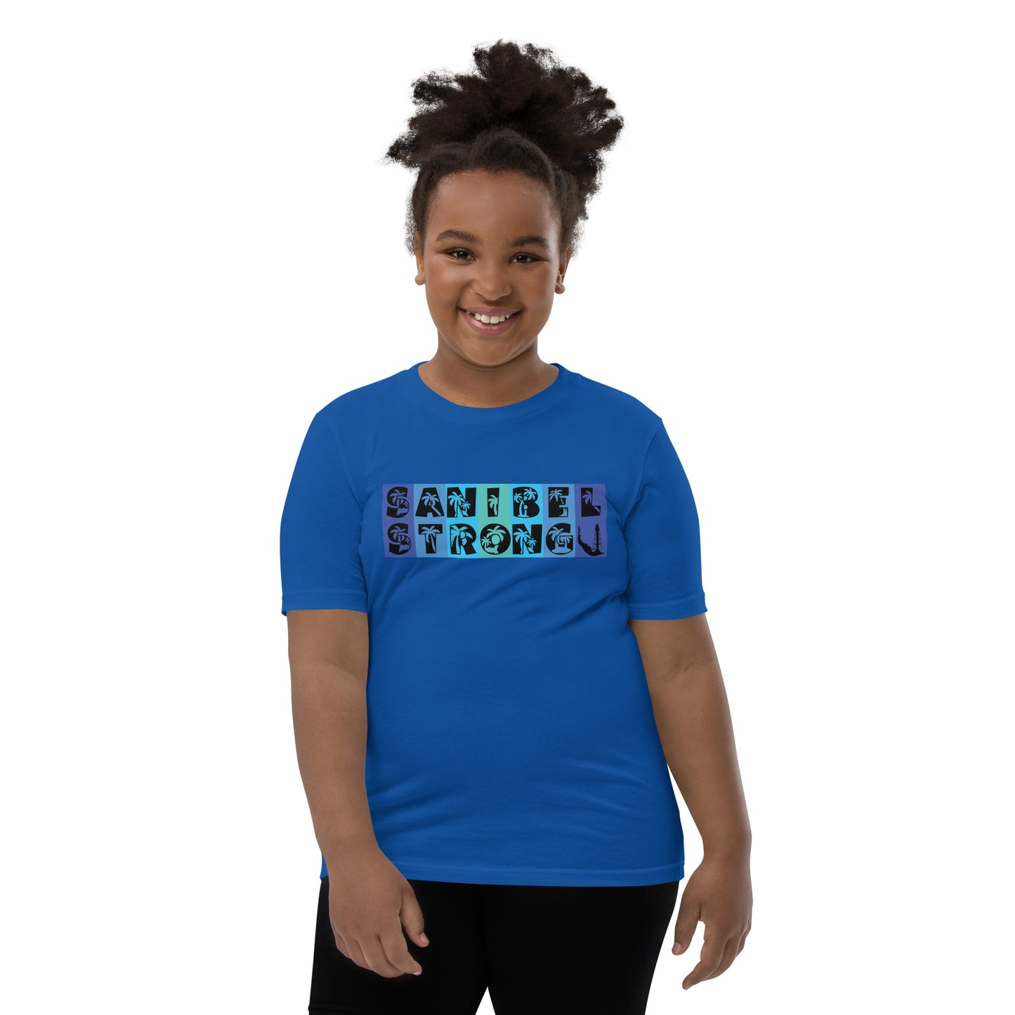 Sanibel Strong Youth Shirt - Blue Design