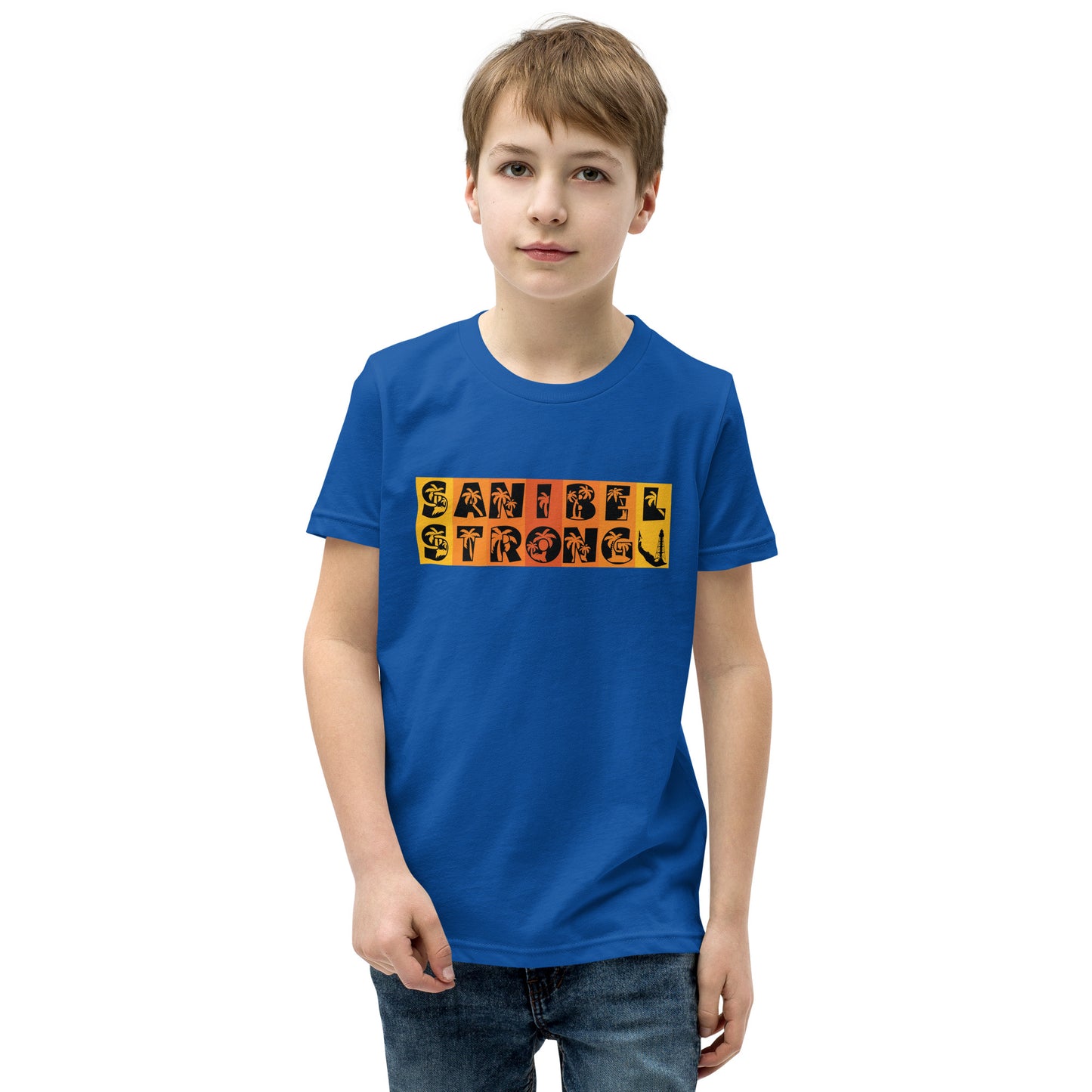 Sanibel Strong Youth Shirt - Orange Design