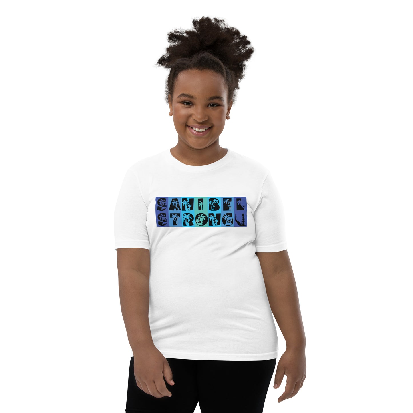 Sanibel Strong Youth Shirt - Blue Design