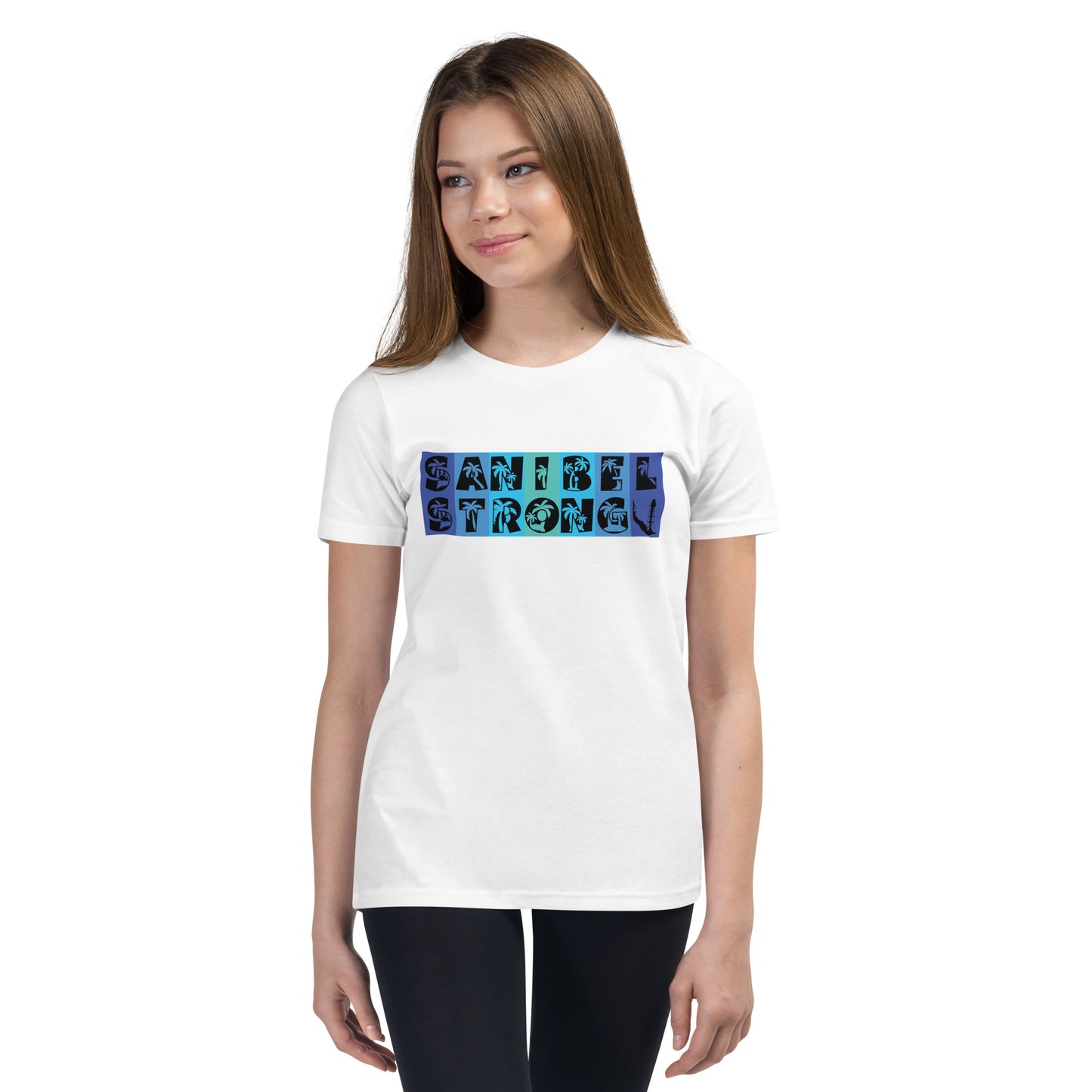Sanibel Strong Youth Shirt - Blue Design