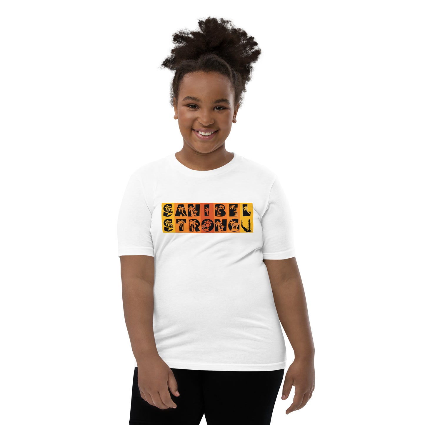 Sanibel Strong Youth Shirt - Orange Design