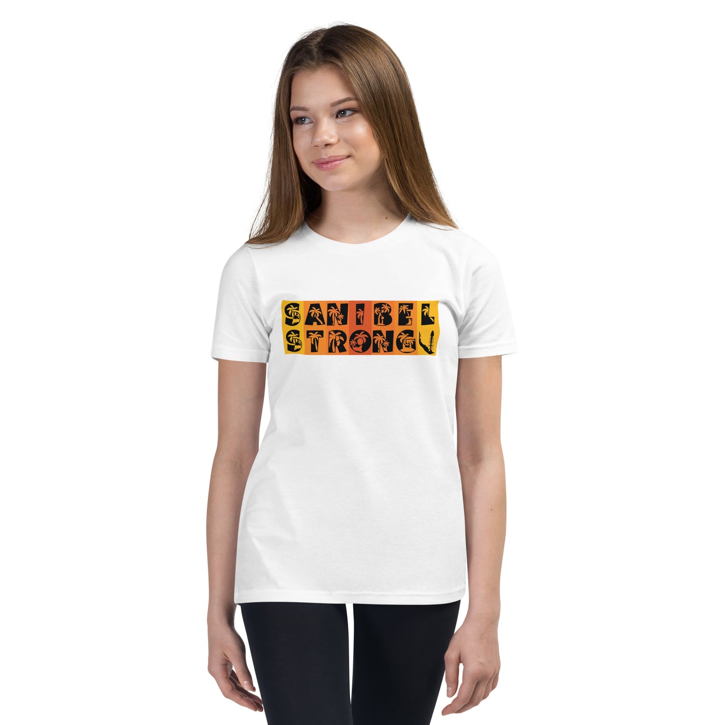 Sanibel Strong Youth Shirt - Orange Design