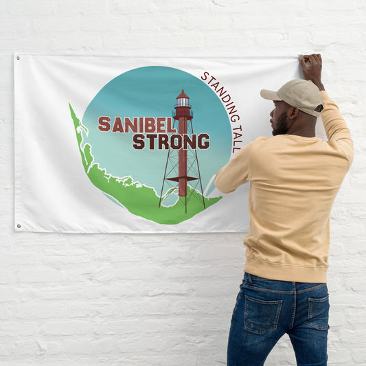 Sanibel Strong Standing Tall Flag