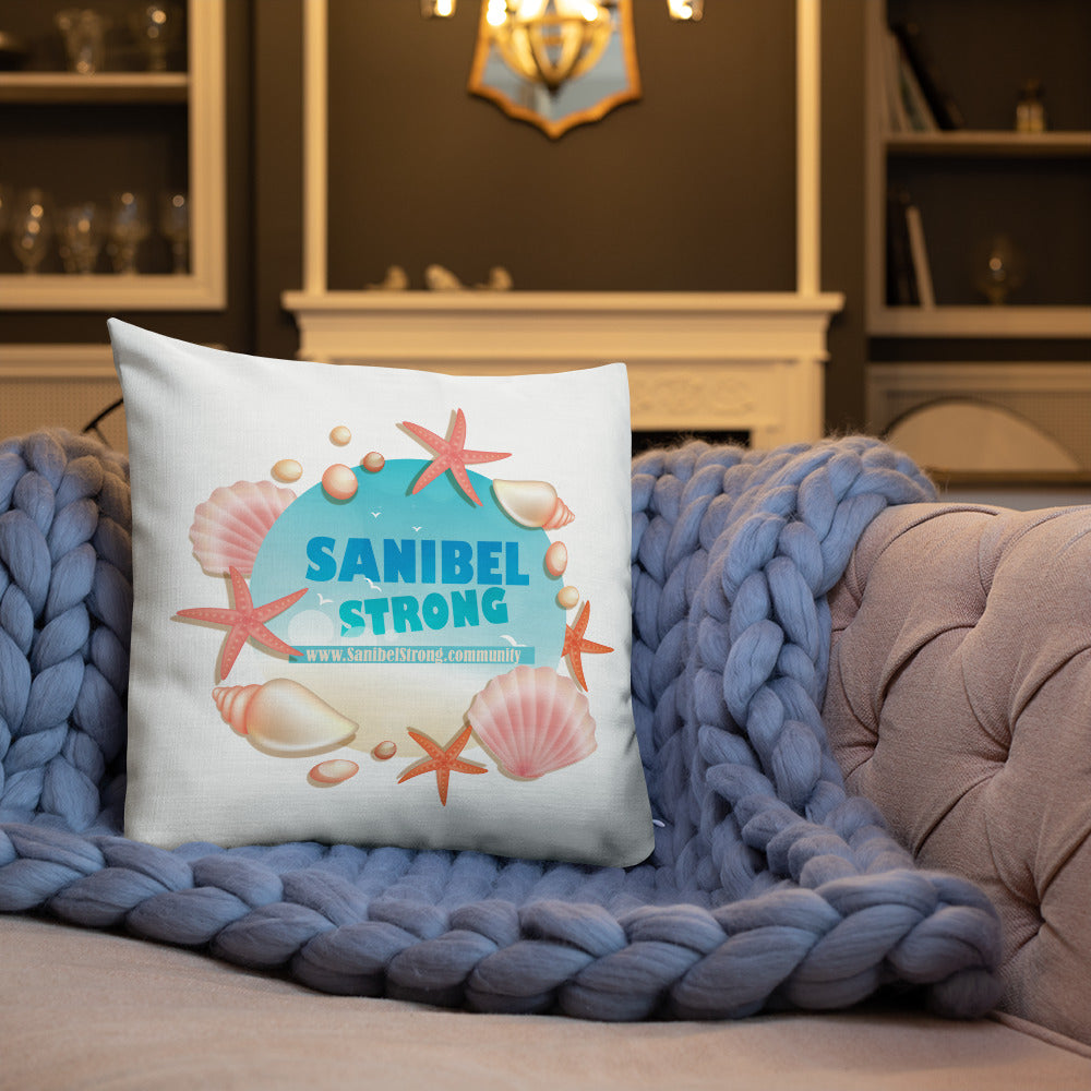 Sanibel Strong Starfish & Seasheslls - Pillow