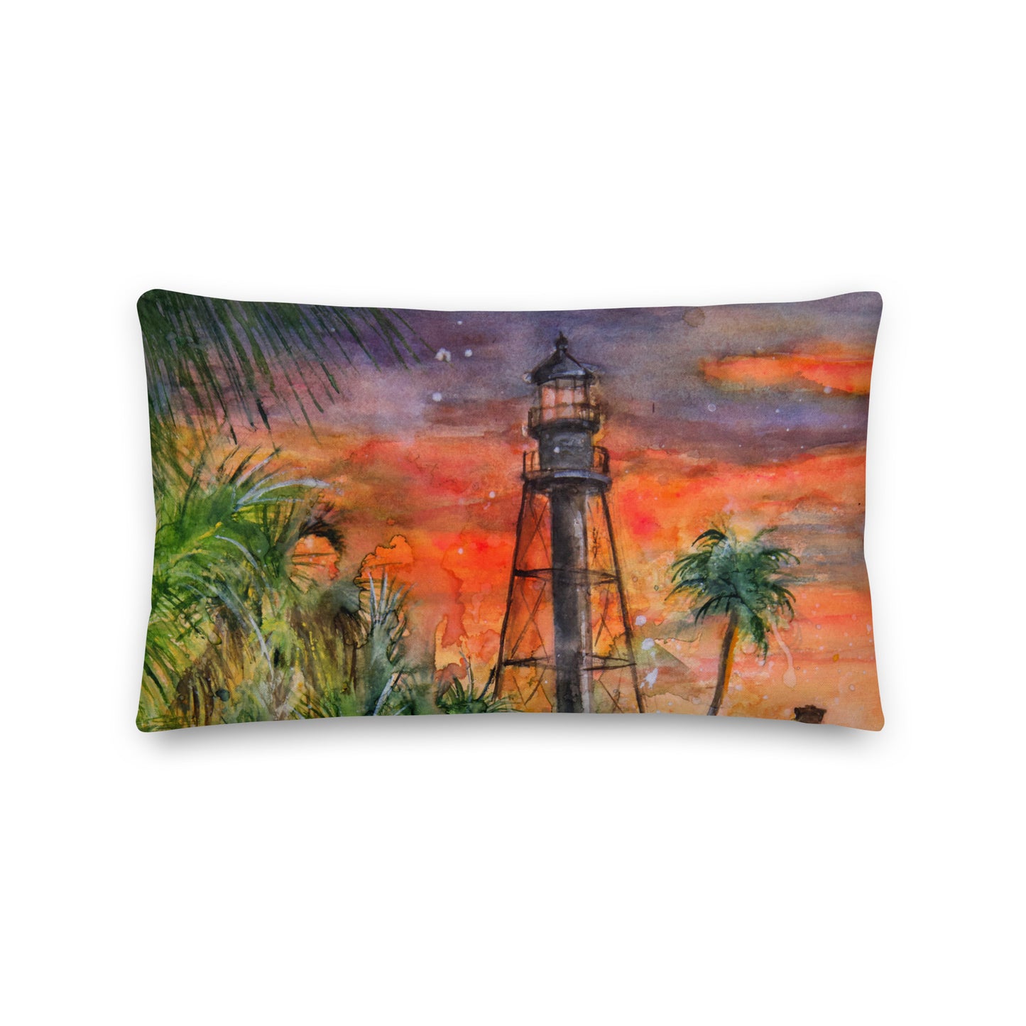 Sanibel Lighthouse Scott Kish Premium Pillow