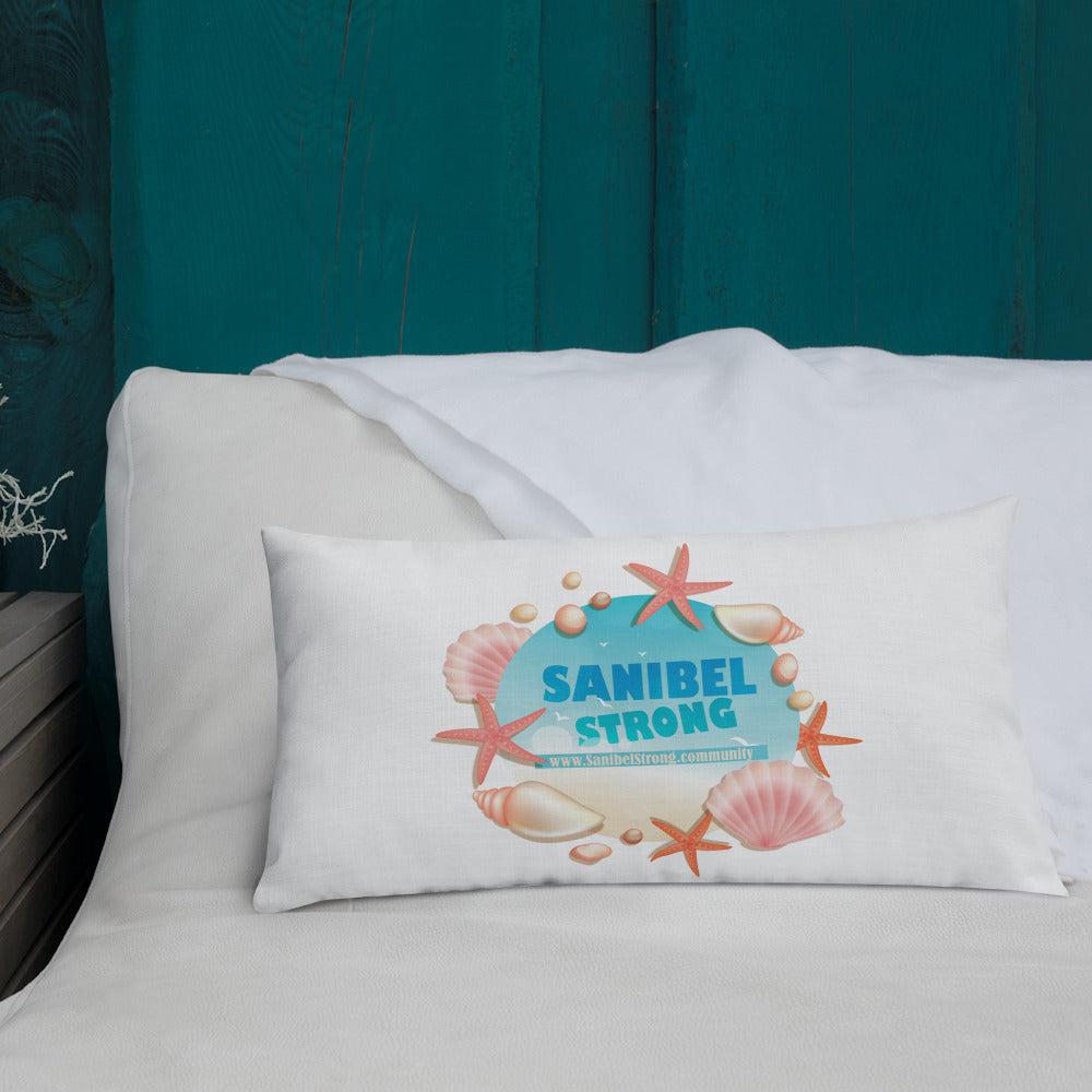 Sanibel Strong Starfish & Seasheslls - Pillow