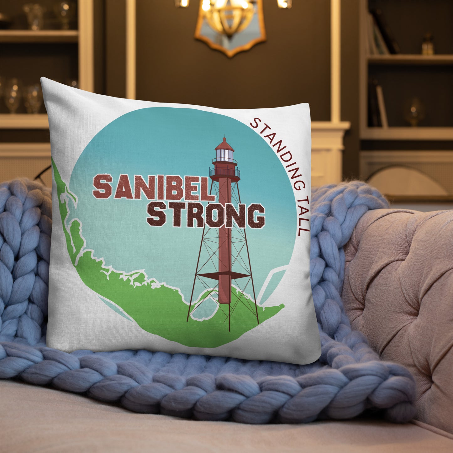 Sanibel Strong Standing Tall Pillow