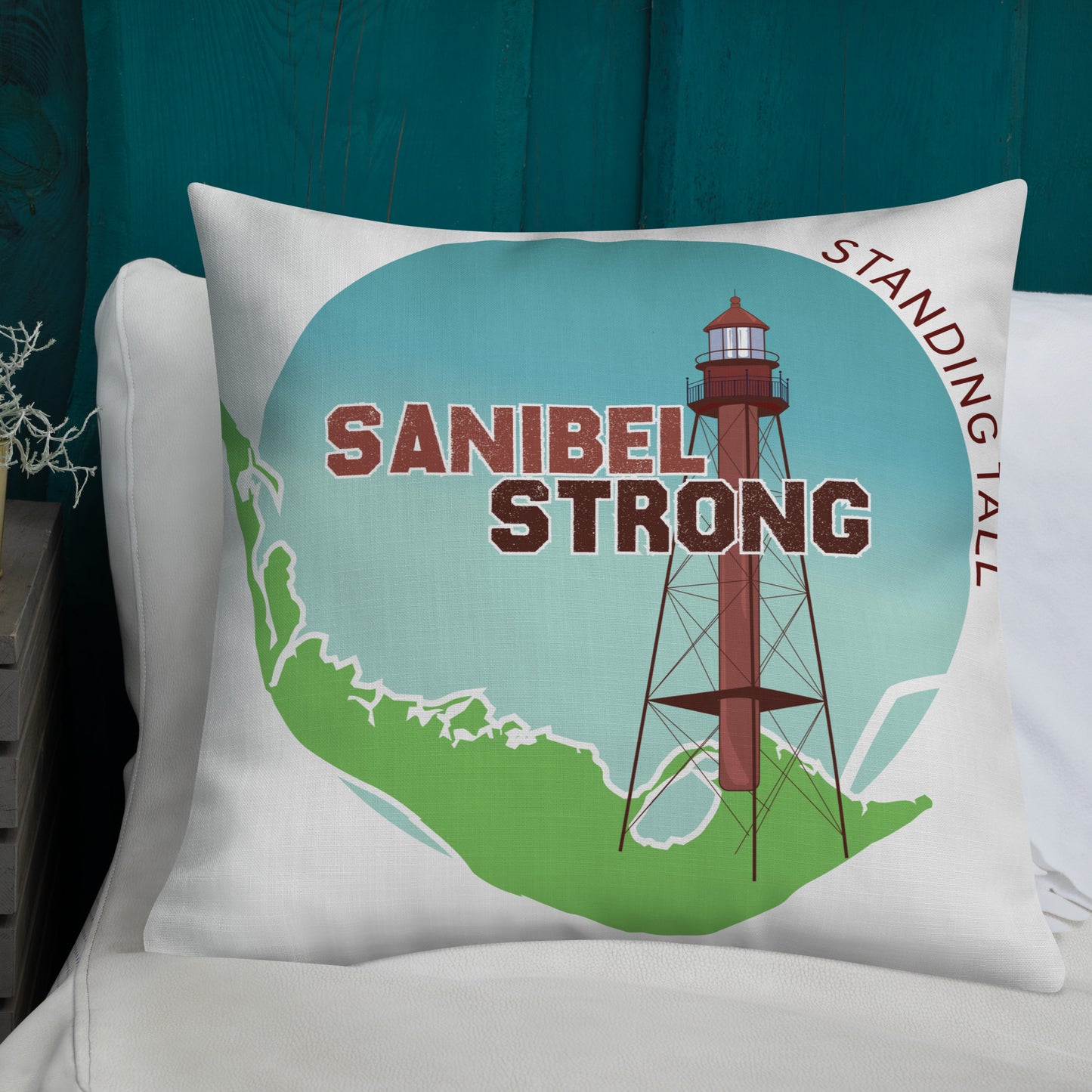 Sanibel Strong Standing Tall Pillow