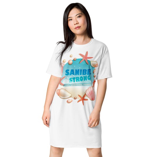 Sanibel Strong Starfish & Seashells - Long T-Shirt