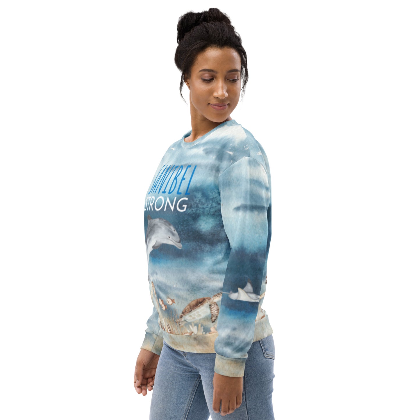 Sanibel Strong Sweatshirt - Unisex Sizes - Dolphin Sea Life