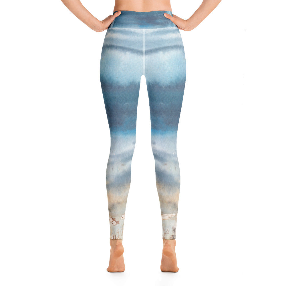 Sea Life Yoga Leggings (No Writing)