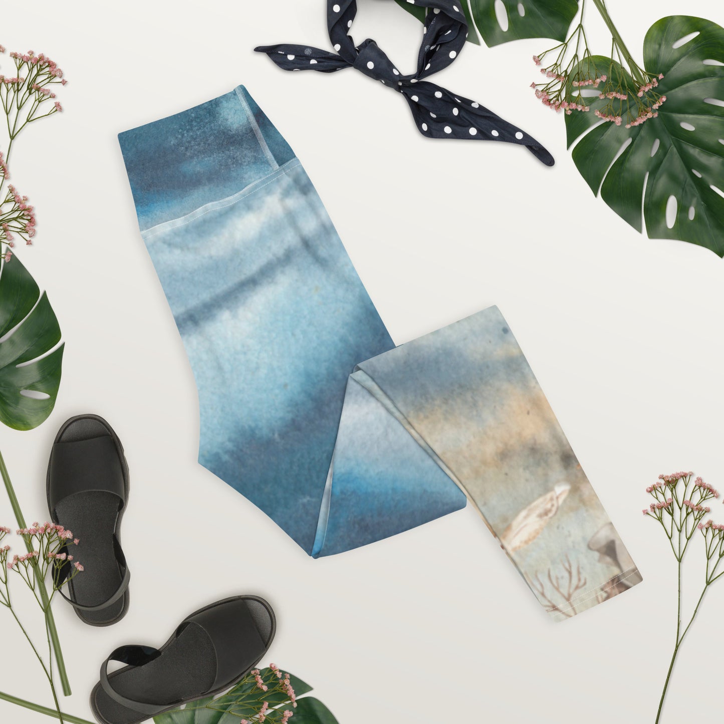 Sea Life Yoga Leggings (No Writing)