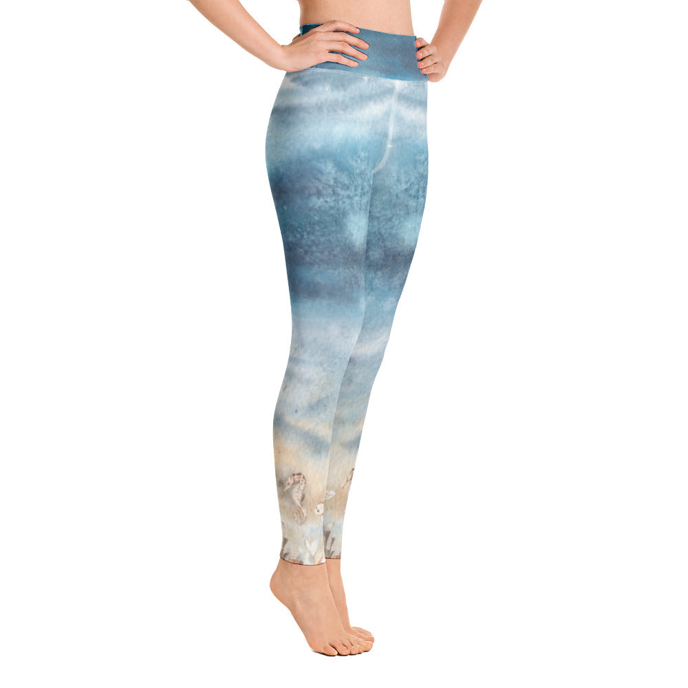 Sea Life Yoga Leggings (No Writing)