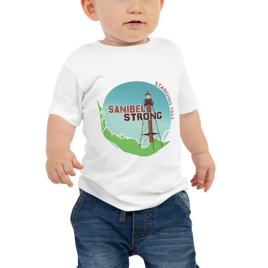 Sanibel Strong Standing Tall Baby Tee