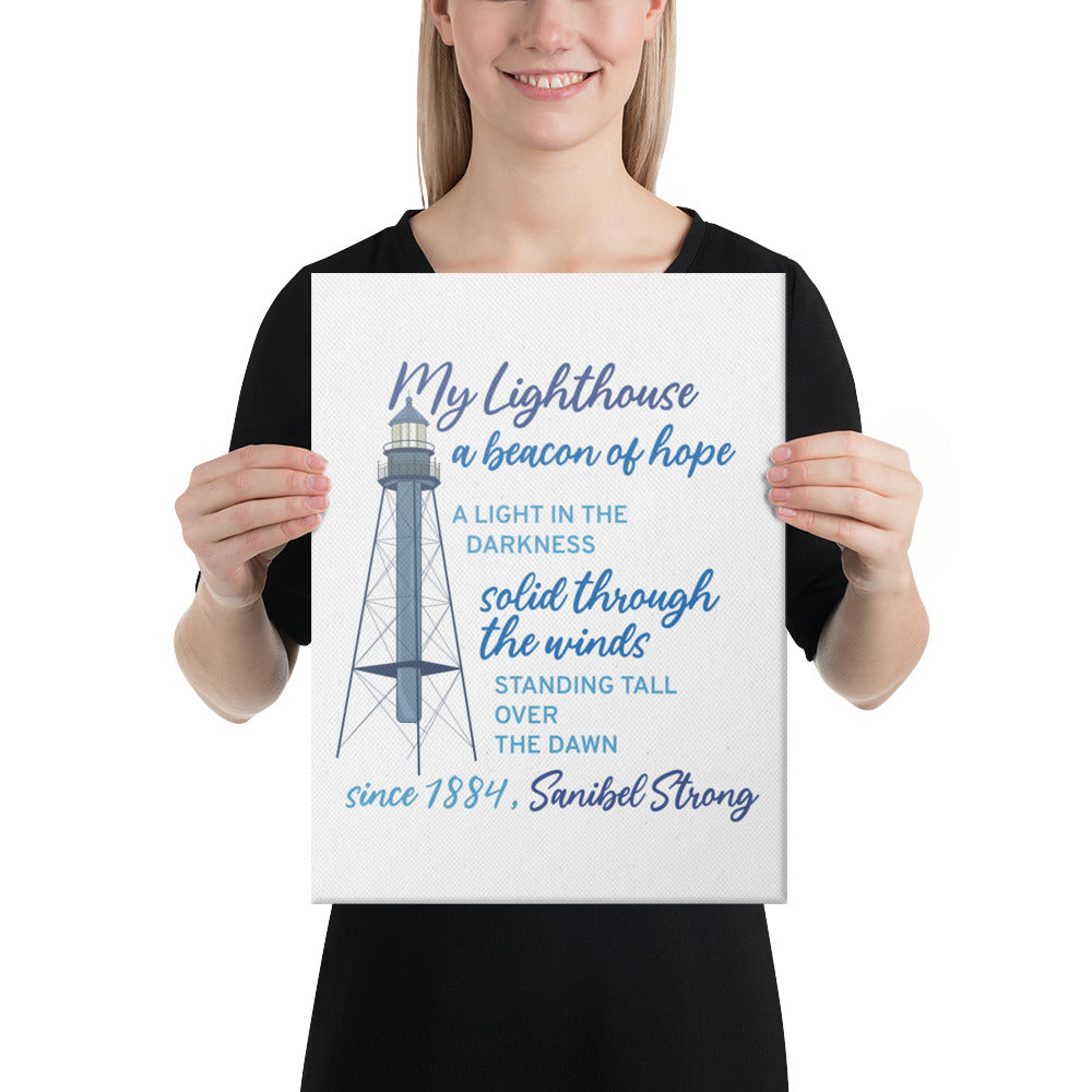 My Lighthouse Poem - Canvas