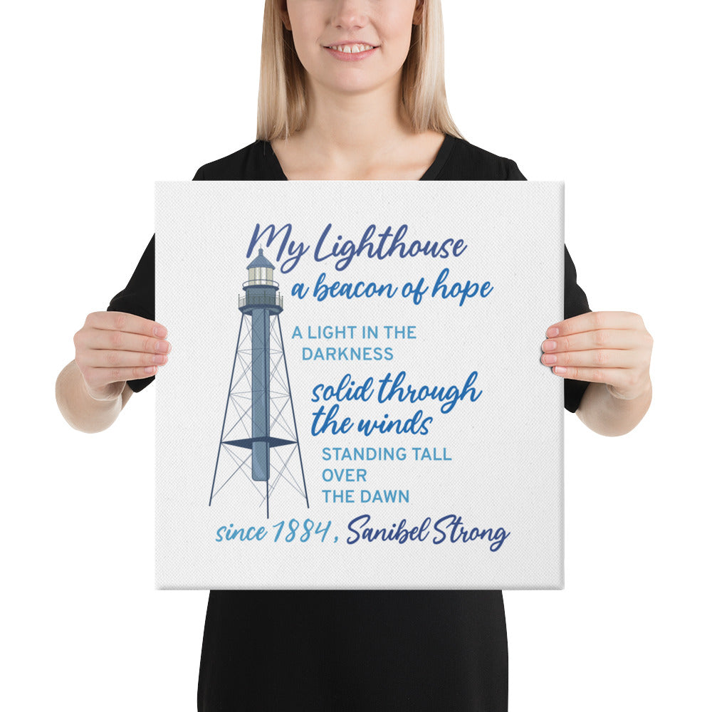 My Lighthouse Poem - Canvas