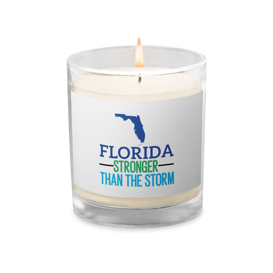 Florida Stronger Than The Storm Candle