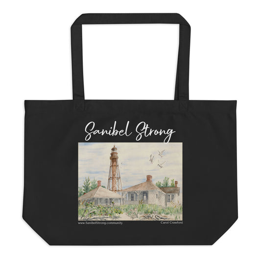 Sanibel Strong Watercolor Tote Bag