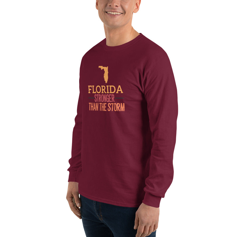 Florida Stronger Than The Storm Men’s Long Sleeve Shirt