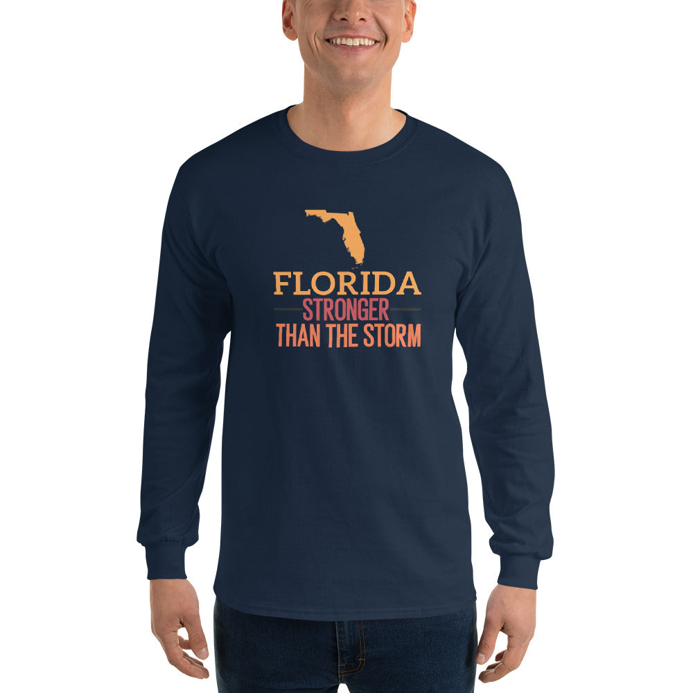 Florida Stronger Than The Storm Men’s Long Sleeve Shirt