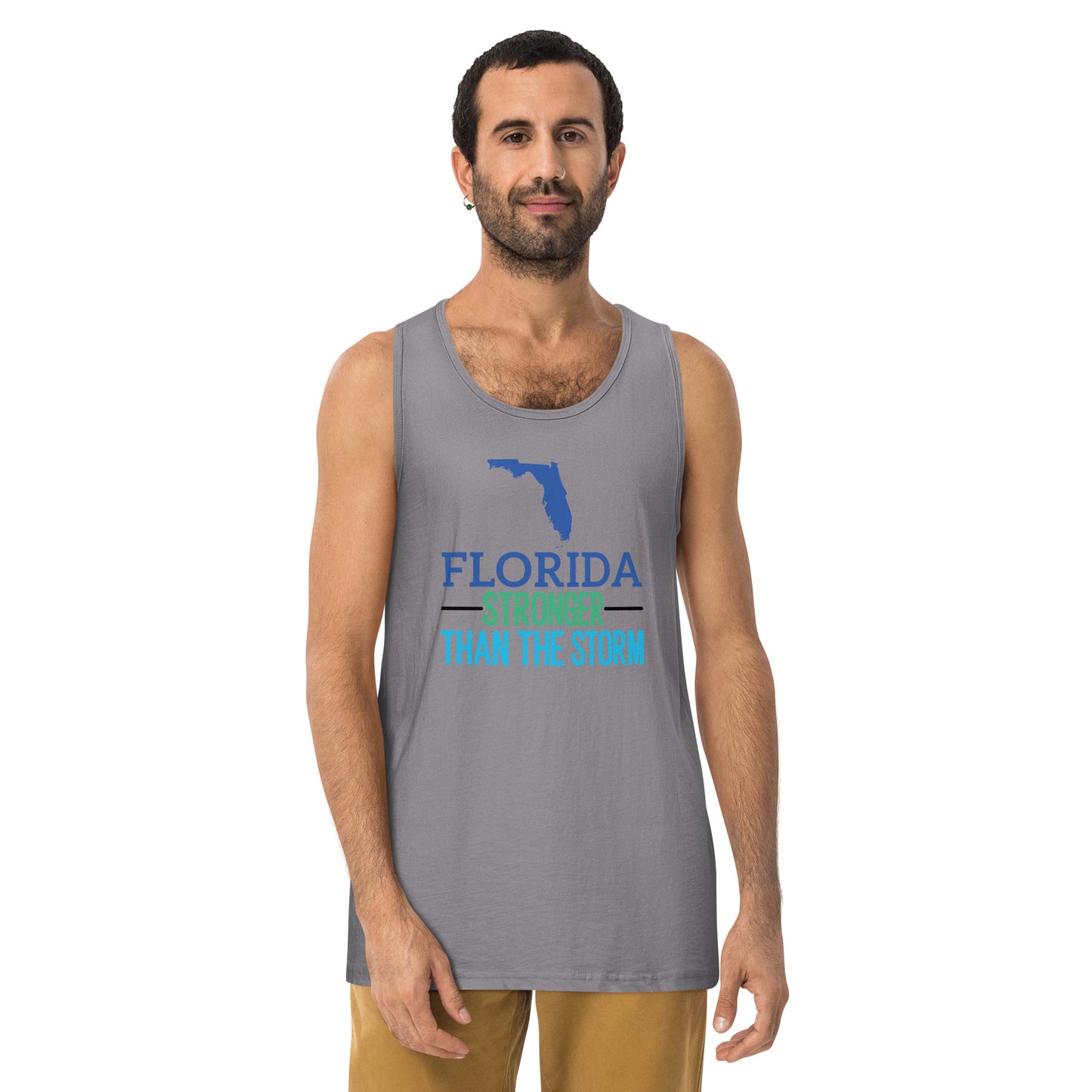 Florida Stronger Than The Storm - Men’s Tank Top