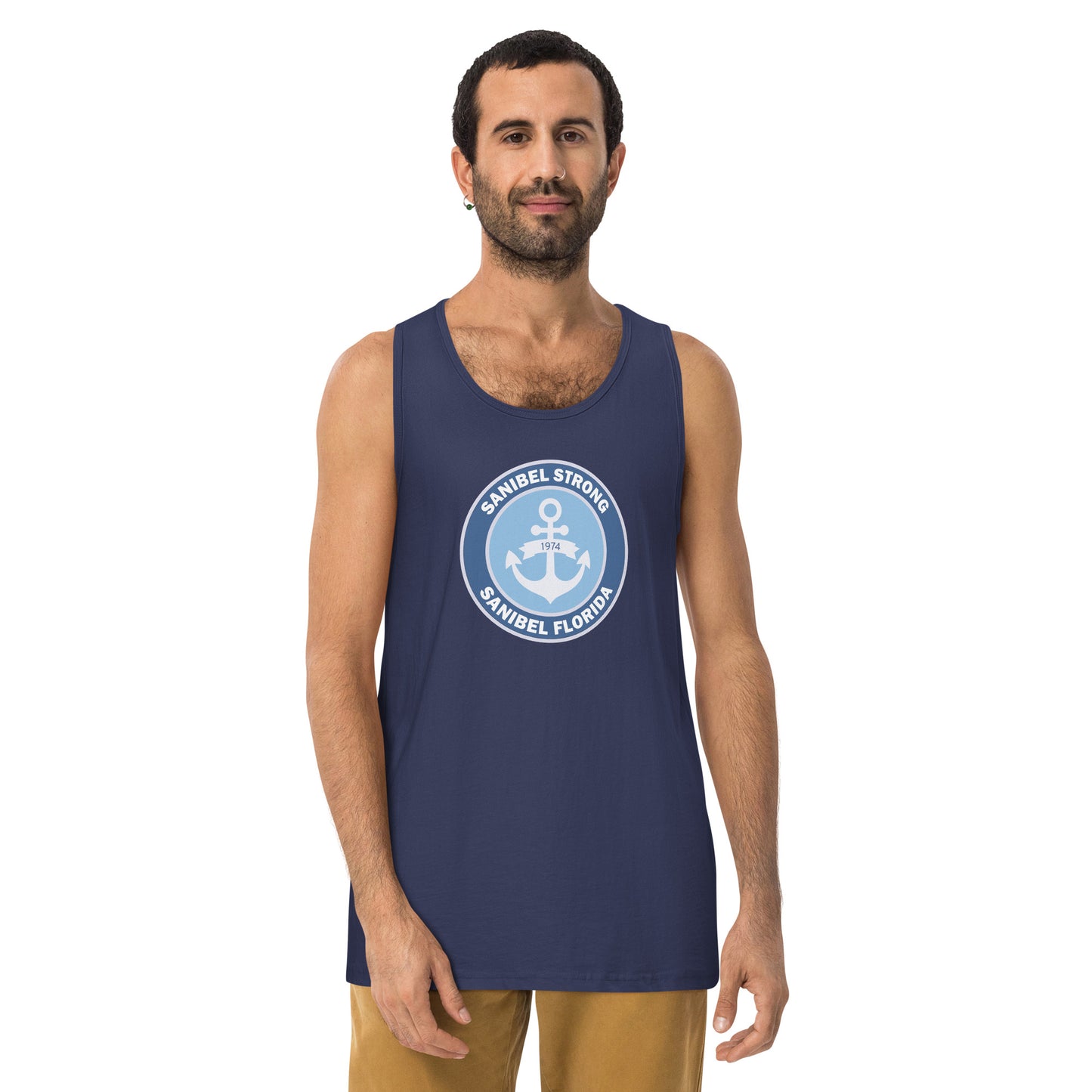 Sanibel Strong - Anchor - Men’s Tank Top