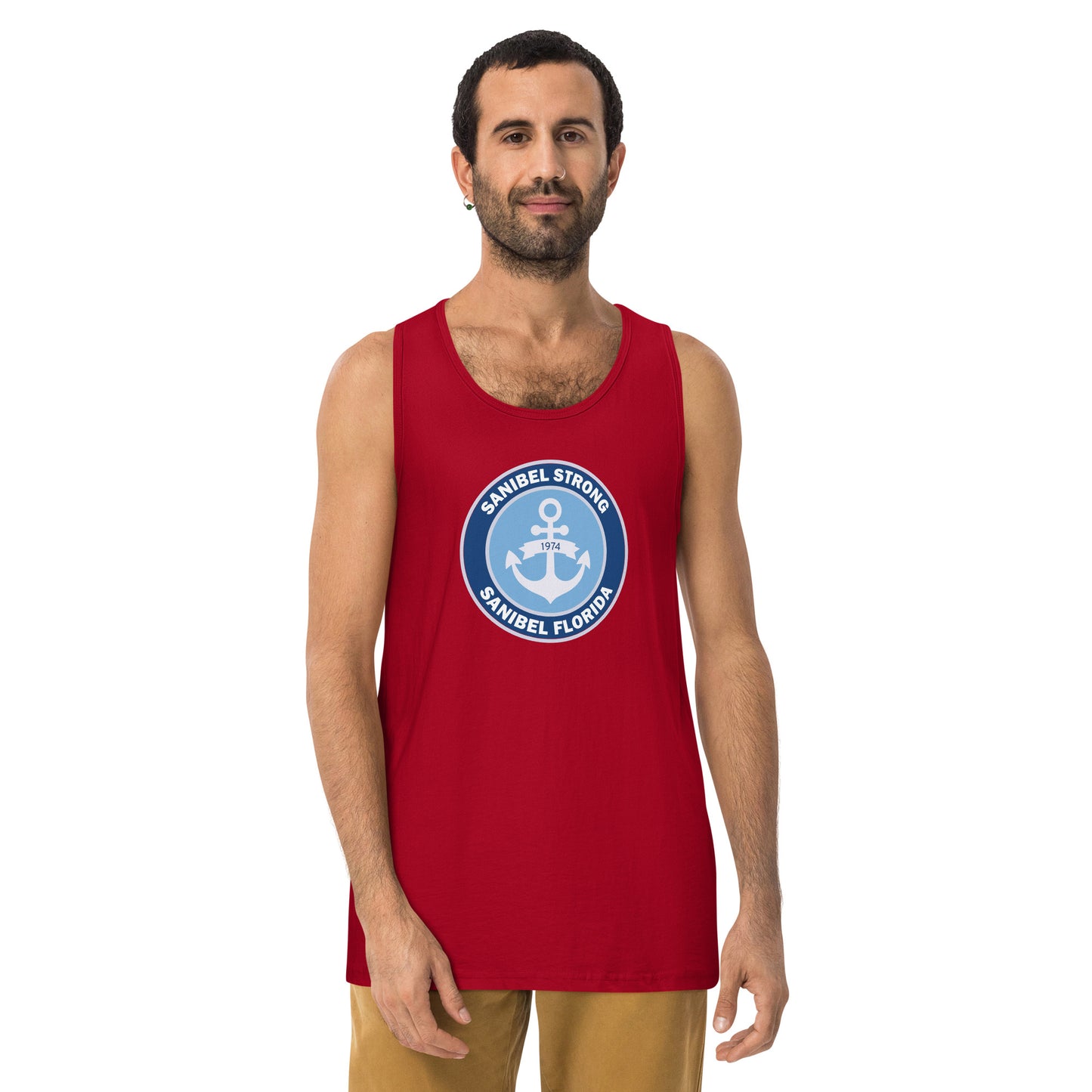 Sanibel Strong - Anchor - Men’s Tank Top