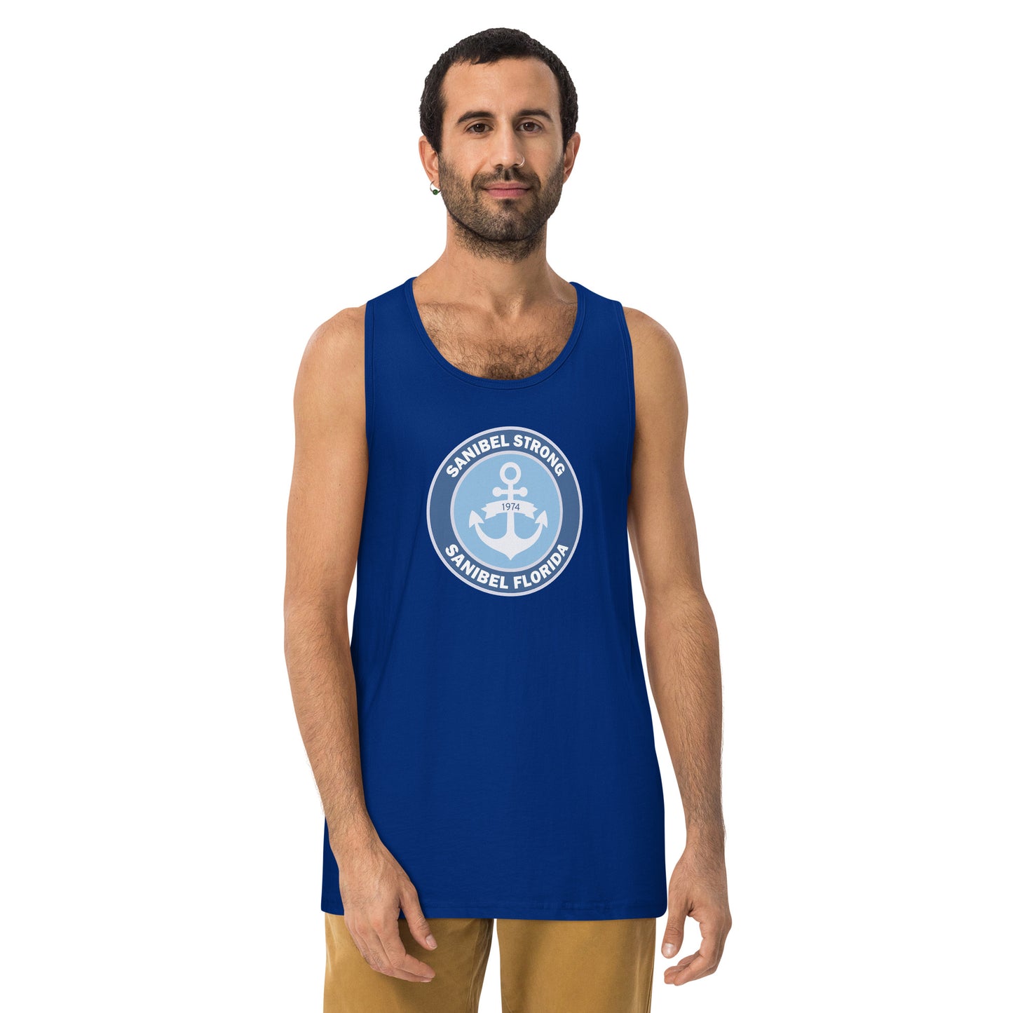 Sanibel Strong - Anchor - Men’s Tank Top