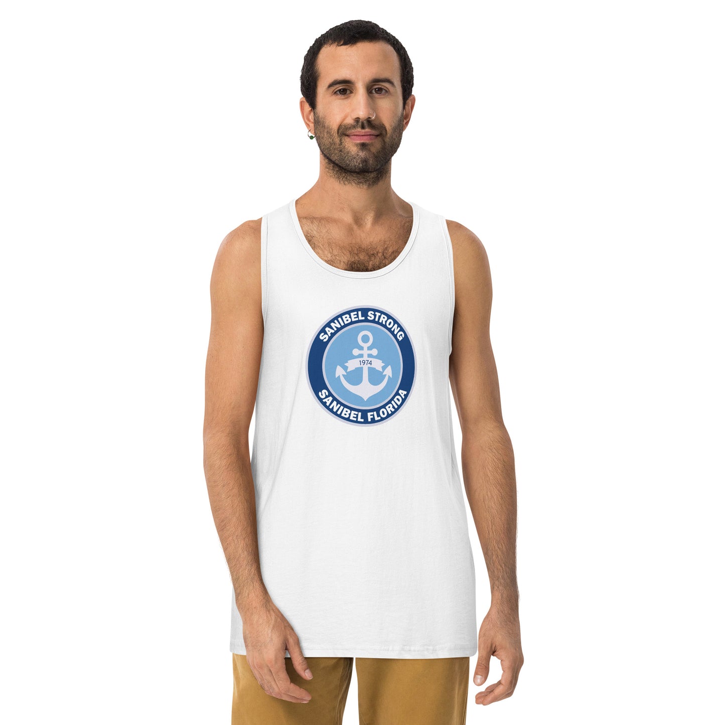 Sanibel Strong - Anchor - Men’s Tank Top