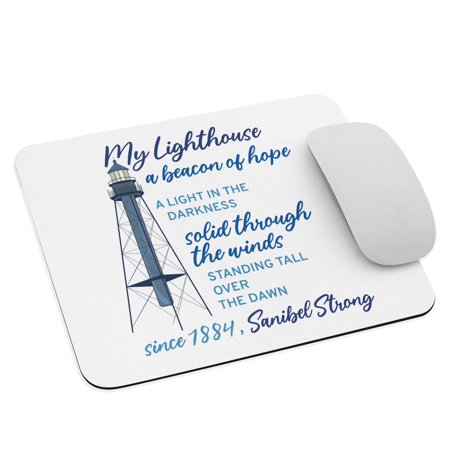 My Lighthouse Poem - Mouse Pad