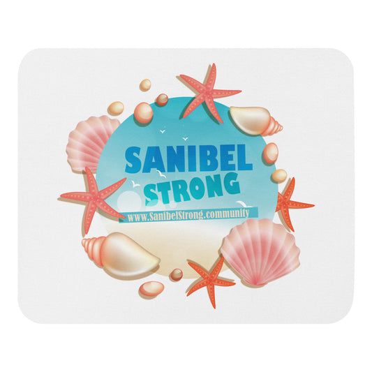 Sanibel Strong Starfish & Seashells - Mouse pad