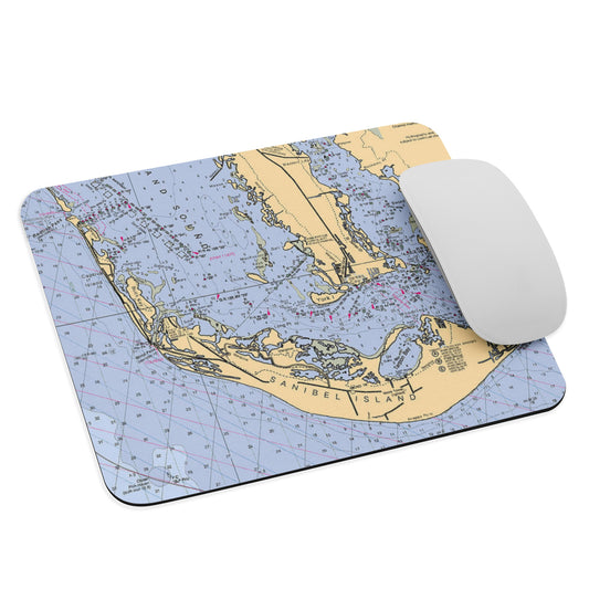 Sanibel Map Mouse Pad