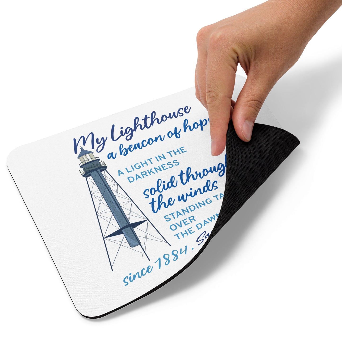 My Lighthouse Poem - Mouse Pad