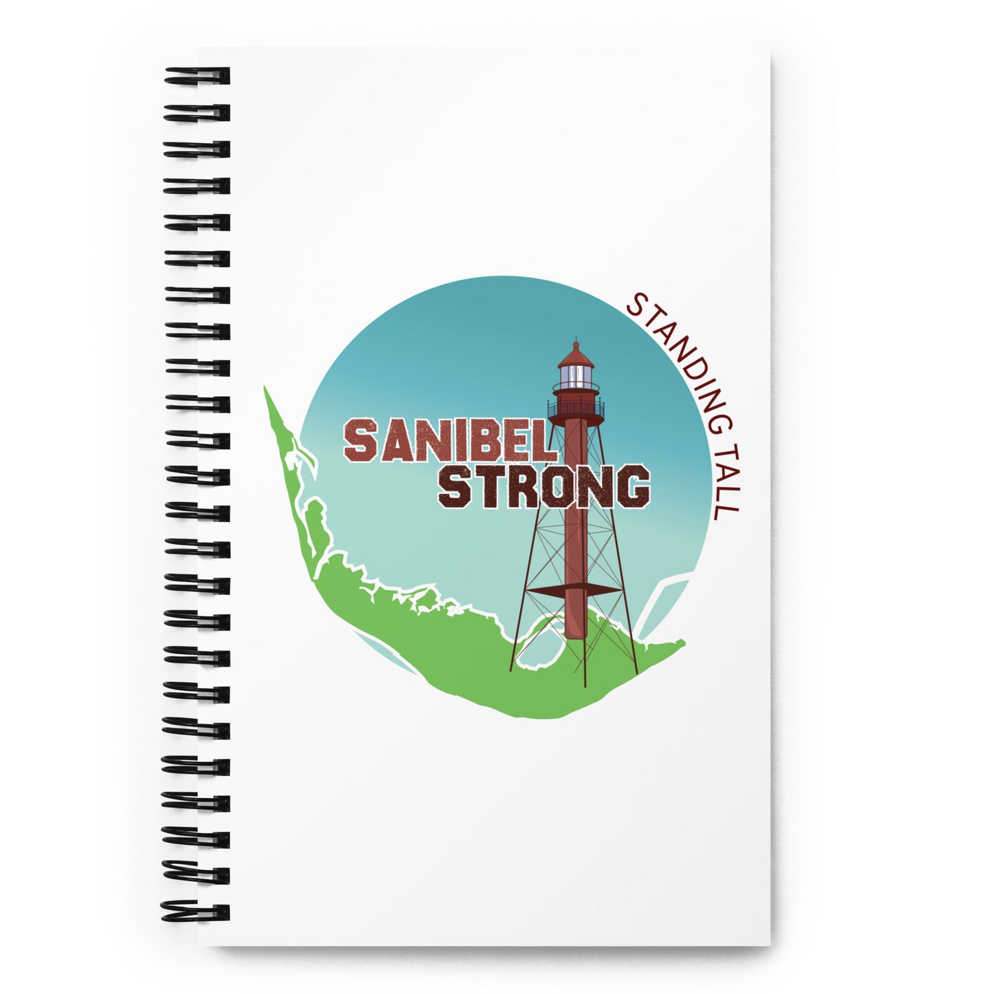 Sanibel Strong Standing Tall Spiral Notebook