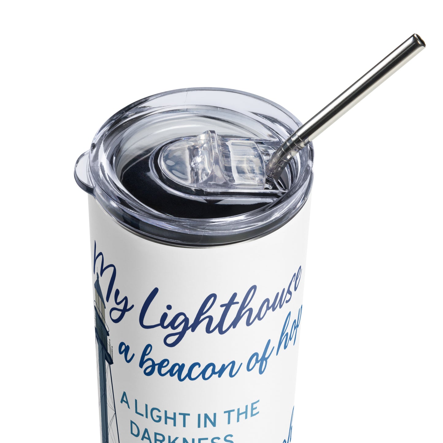 My Lighthouse Poem - Stainless Steel Tumbler