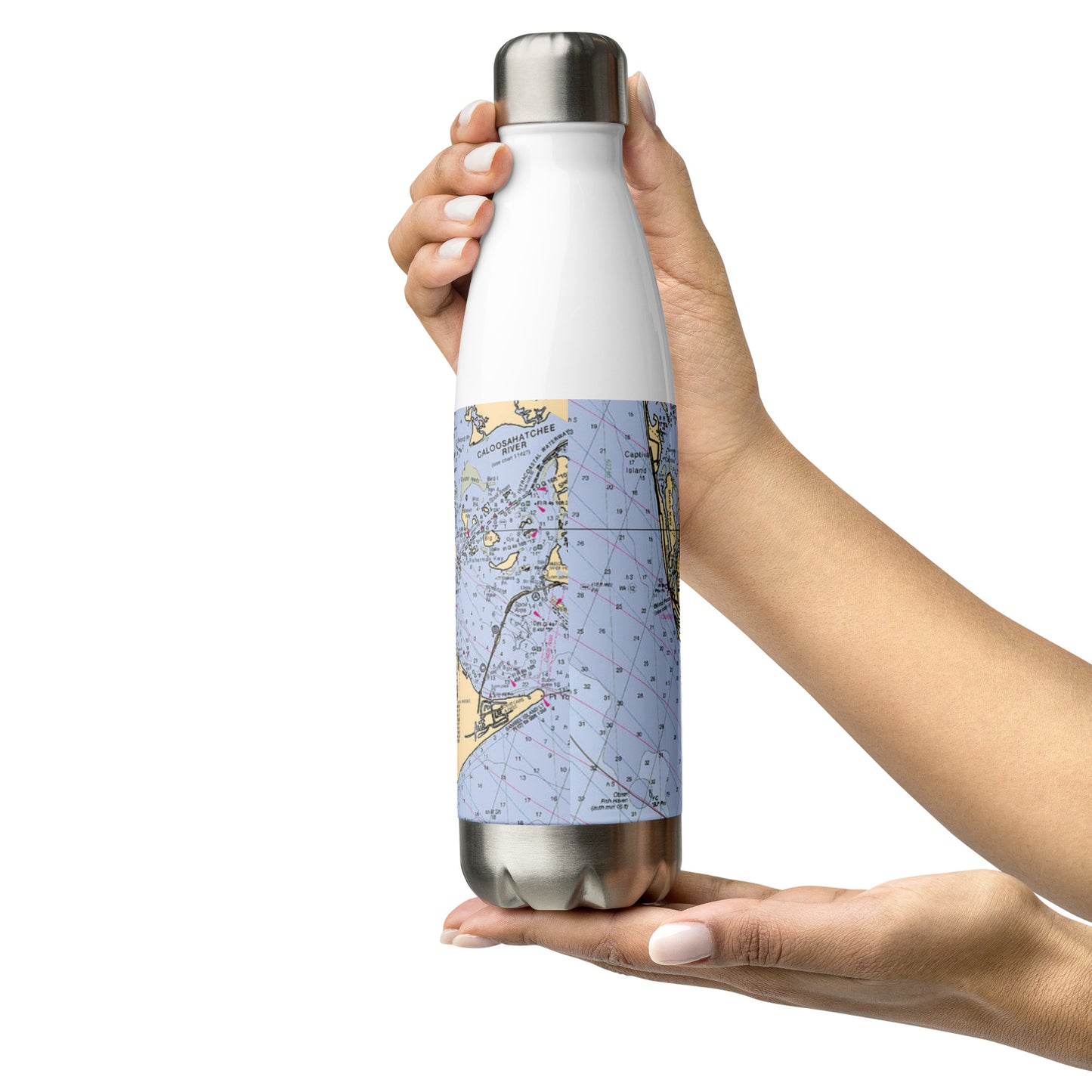 Sanibel Map Water Bottle