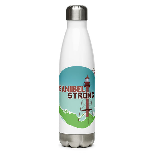 Sanibel Strong Standing Tall Stainless Steel Water Bottle