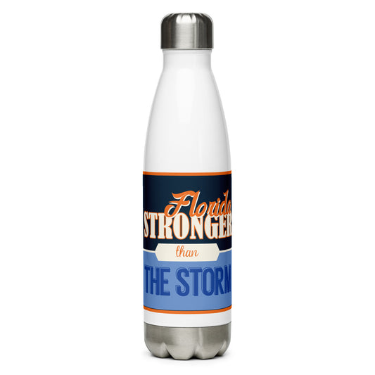 Florida Stronger Than The Storm Water Bottle