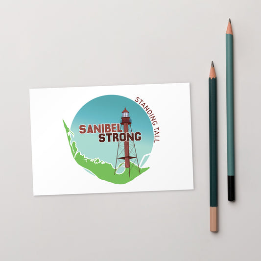 Sanibel Strong Standing Tall Postcard