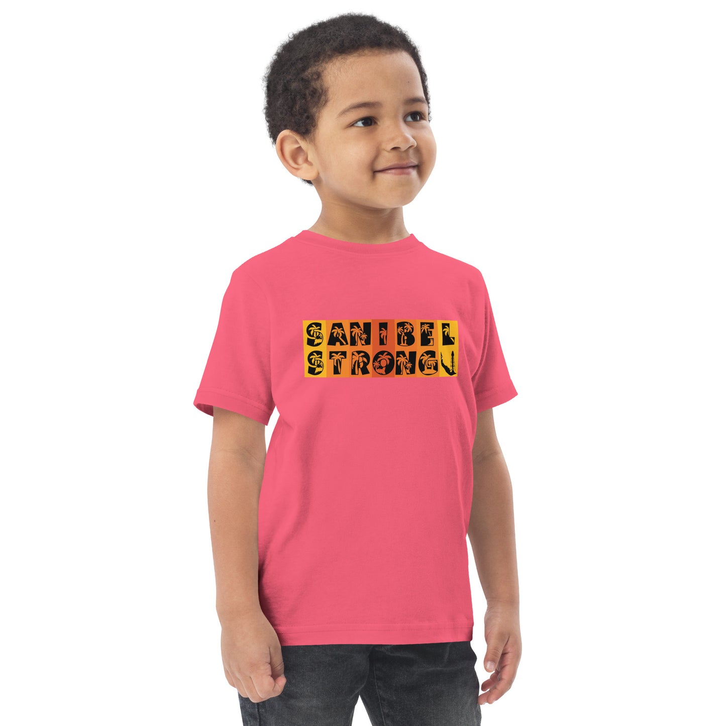 Sanibel Strong Toddler Shirt - Orange Design