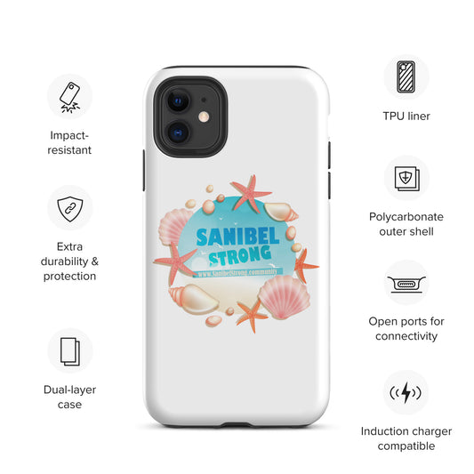 Sanibel Strong Starfish & Shells - iPhone case