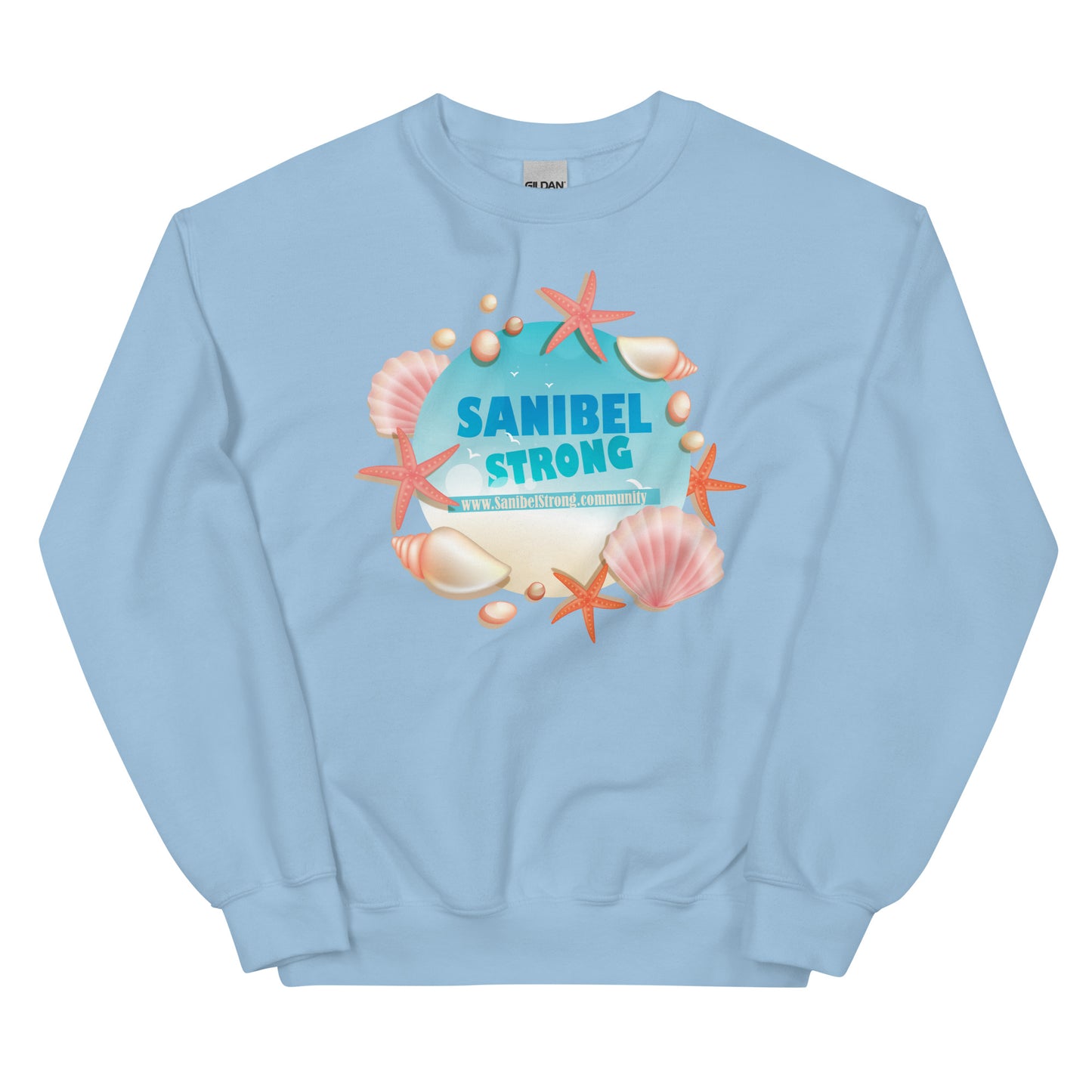 Sanibel Strong Starfish & Seashells - Unisex Sweatshirt