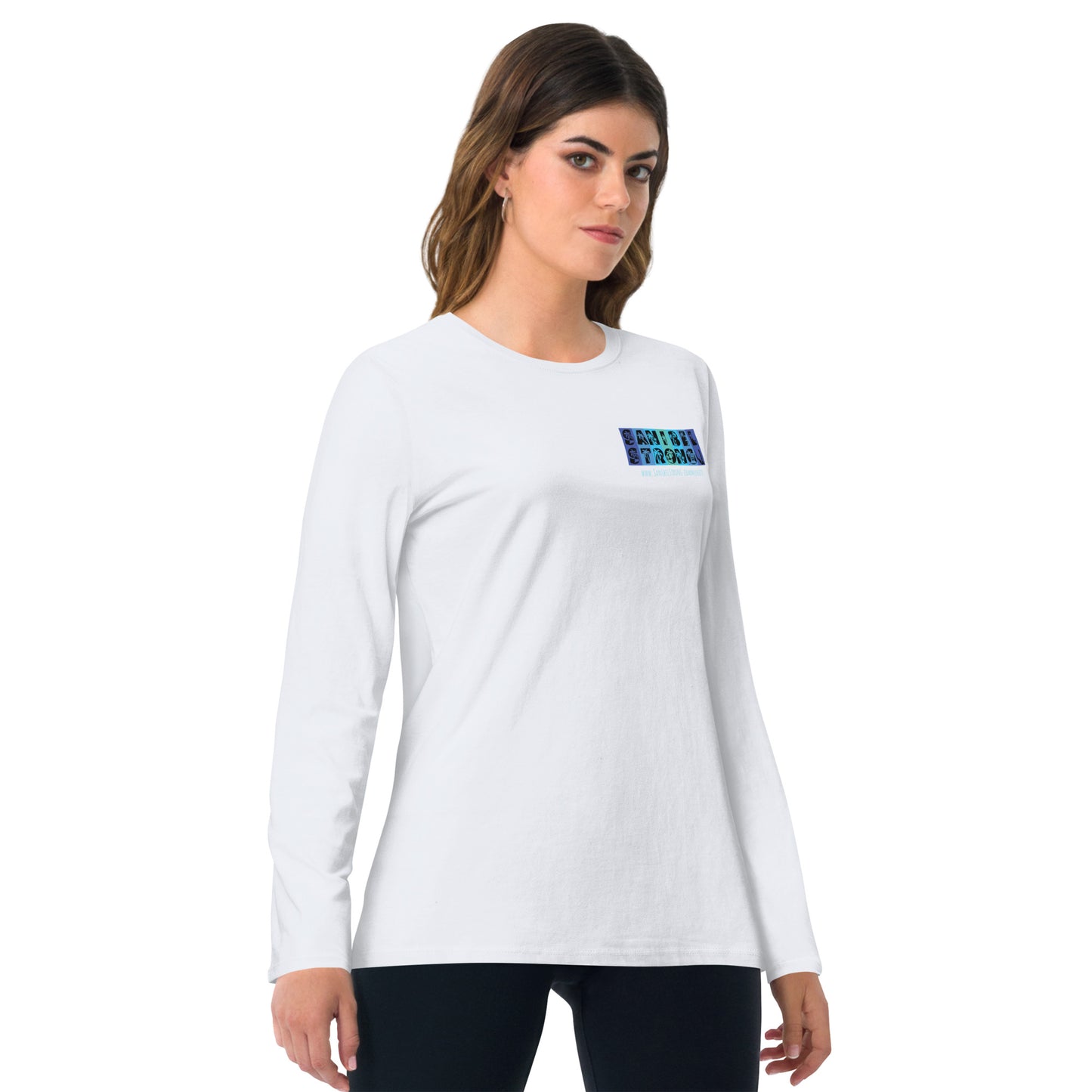 Sanibel Strong Long Sleeve Shirt - Palm Tree Lettering (2 sided design)