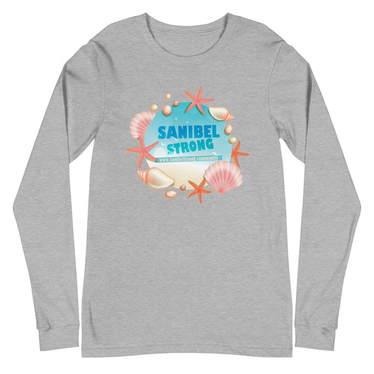 Sanibel Strong Starfish & Seashells - Unisex Long Sleeve Tee