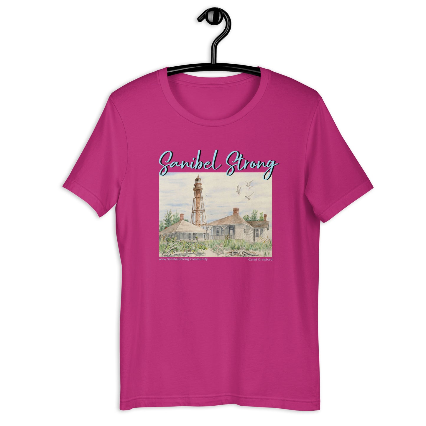 Sanibel Strong Lighthouse Unisex Shirt (dark colors)